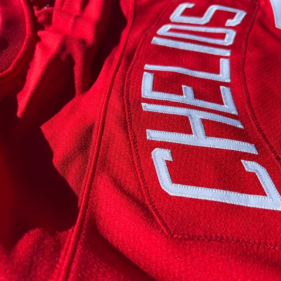 Large Mitchell & Ness Men's Detroit Red Wings Chris Chelios #24 NHL Jersey - Picture 12 of 15